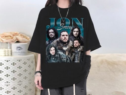 Jon Snow Character T-Shirt, Jon Snow Shirt, Jon Snow Tees, Jon Snow Unisex, Vintage Movie, Vintage Shirt