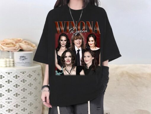 Winona Ryder T-Shirt, Winona Ryder Shirt, Winona Ryder Tees, Winona Ryder Unisex, Vintage T-Shirt, Classic Movie