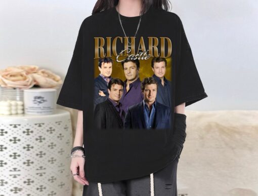 Richard Castle T-Shirt, Richard Castle Shirt, Richard Castle Tees, Richard Castle Homage, Classic T-Shirt, Vintage Shirt