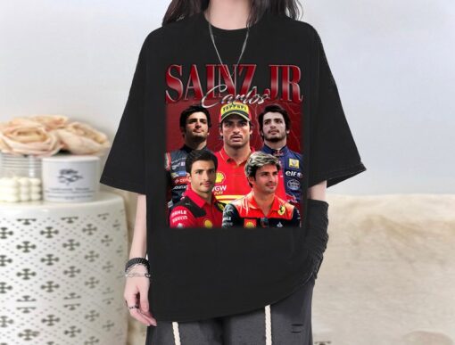 Carlos Sainz Jr T-Shirt, Carlos Sainz Jr Shirt, Carlos Sainz Jr Tees, Carlos Sainz Jr Homage, Character Shirt