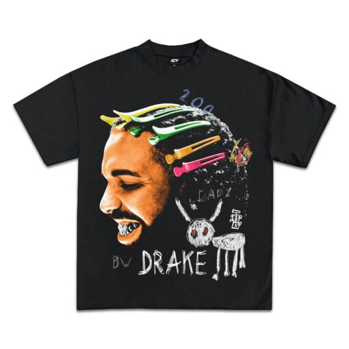 DRAKE GRAPHIC T-SHIRT | For All The Dogs Rap Tee Concert Merch Hip Hop