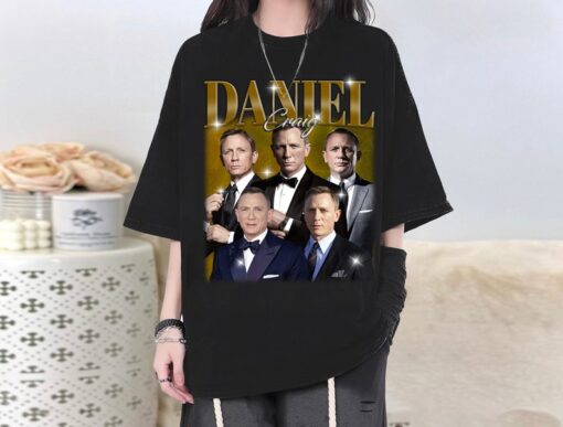 Vintage Daniel Craig T-Shirt, Daniel Craig Shirt, Daniel Craig Tees, Daniel Craig Homage, Retro Shirt, Casual T-Shirt