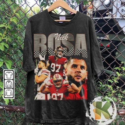 Vintage Graphic Style Nick Bosa Shirt, Nick Bosa shirt, Vintage Sport Tee, Retro American Football Bootleg Gift