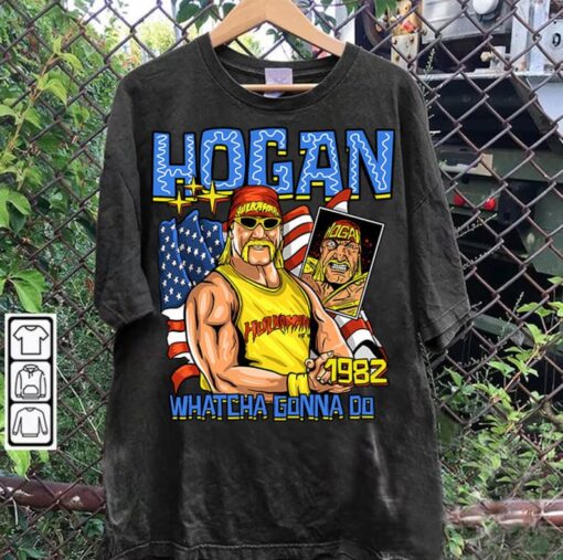 Vintage 90s Graphic Style Hulk Hogan T-Shirt - Hulk Hogan Sweatshirt - American Professional Wrestler Tee For Man and