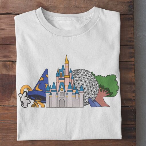 WDW Park Icons Skyline T-Shirt