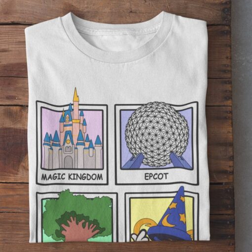 WDW Park Icons Polaroid T-Shirt