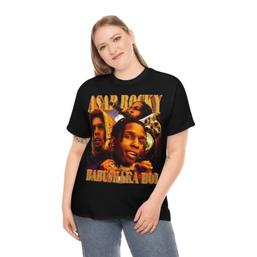 ASAP Rocky Shirt Throwback Tee, T-shirt | Rap tee, Streetwear