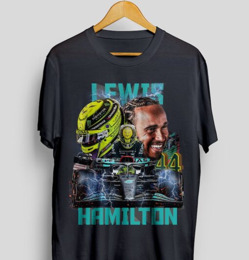 Lewis Hamilton Formula One, T-shirt Vintage, tee, F1 Racing, F1 Fan