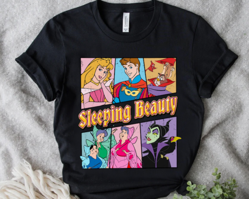 Retro Disney Sleeping Beauty Squad Aurora Princess Villains Maleficent