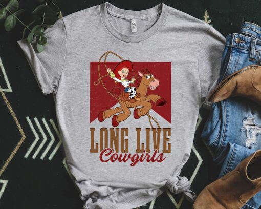 Disney Pixar Toy Story Jessie Long Live Cowgirls Shirt