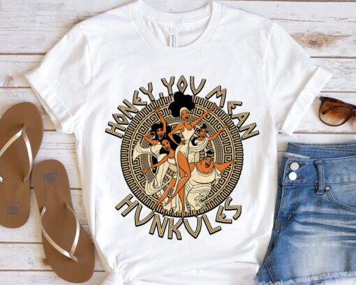 Disney Hercules Diva The Muses Honey You Mean Hunkules Retro 90s Shirt