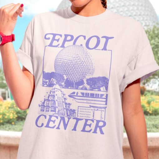 Epcot Center Vintage Style Graphic T-Shirt