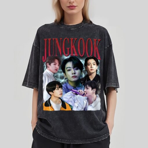 Jungkook Vintage Washed T-Shirt