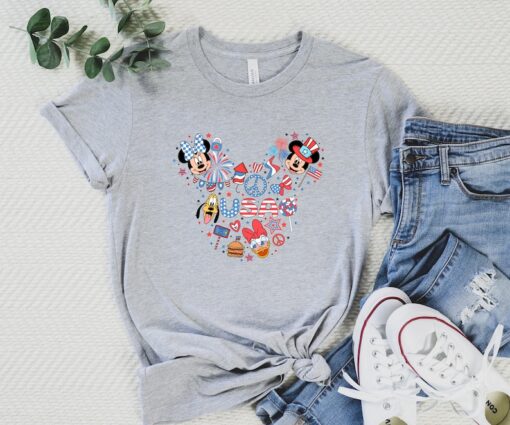 Disney USA Shirt, 4th Of July Shirt For Unisex