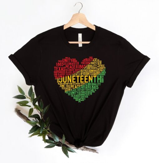 Juneteenth Heart Shirt,Juneteenth shirt women,Black Culture