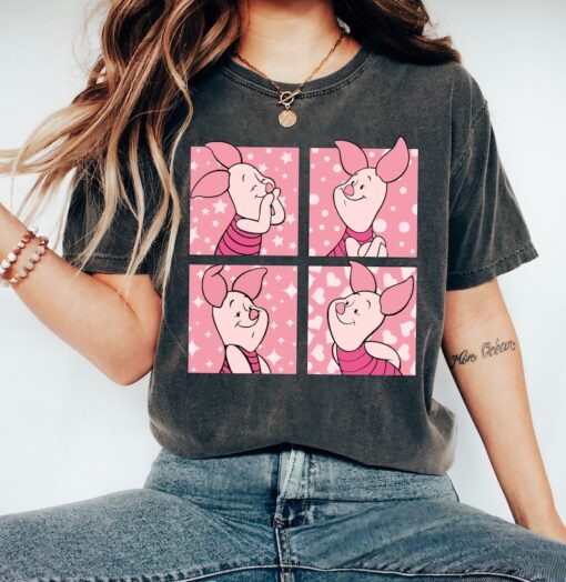 Disney Piglet Portrait Boxes Shirt