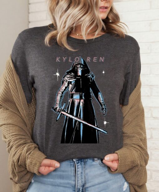 Star Wars The Force Awakens Kylo Ren Portrait T-Shirt