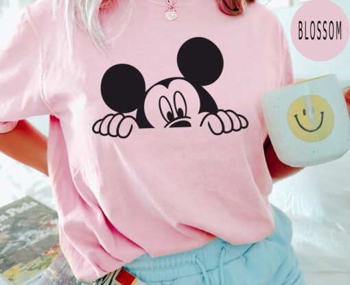 Comfort Colors® Disney Peeking Mickey Shirt