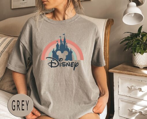 Castle Sunset Silhouette Comfort Colors® Shirt, Castle Disney Shirt