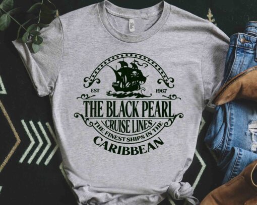 Disney Pirates of the Caribbean Black Pearl Cruise Lines Shirt