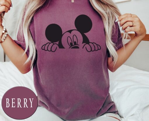 Comfort Colors® Disney Peeking Mickey Shirt