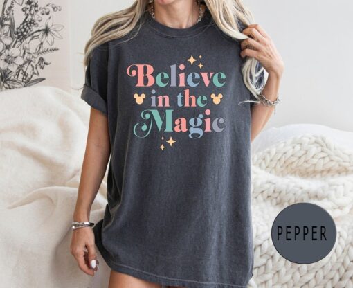 Comfort Colors® Believe In The Magic Shirt, Disney Castle Shirt