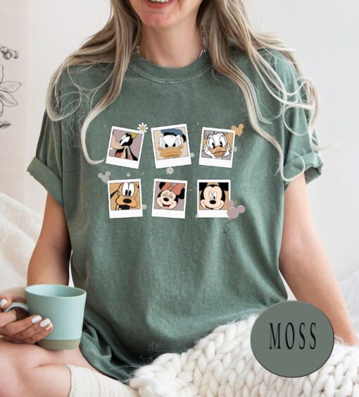 Comfort Colors® Retro Disney Characters Polaroid Shirt