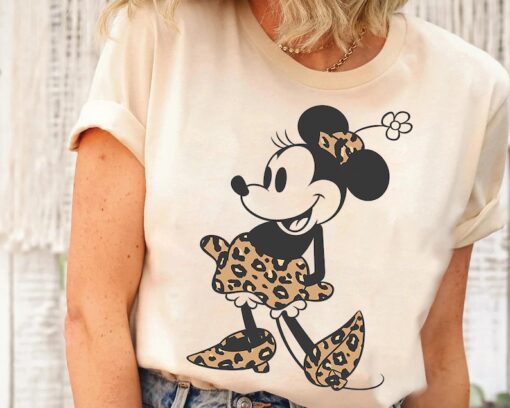 Disney Mickey And Friends Minnie Mouse Cheetah Print Outfit Traditiona