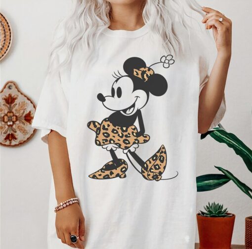 Disney Mickey And Friends Minnie Mouse Cheetah Print Outfit Traditiona