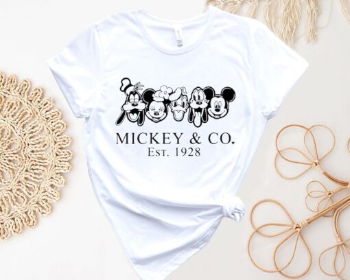 Mickey & Co 1928 Shirt, Retro Vintage Disney Shirt