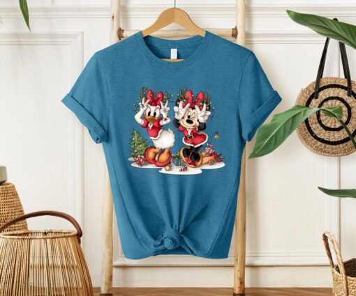 Minnie and Daisy Tee, Disney Christmas Shirt