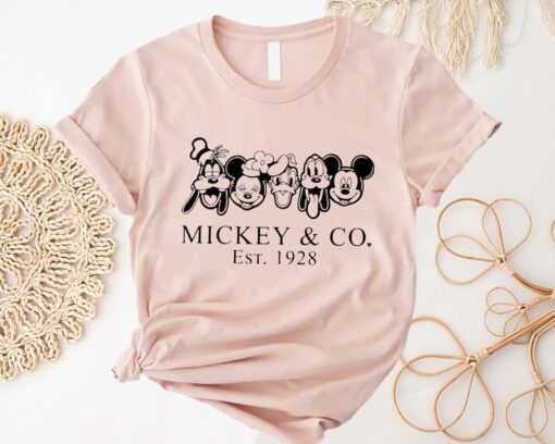 Mickey & Co 1928 Shirt, Retro Vintage Disney Shirt