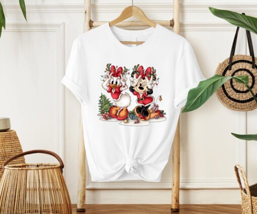 Minnie and Daisy Tee, Disney Christmas Shirt