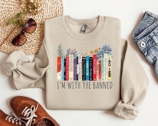 New Banned Shirt, Banned Books Shirt, Banned Books Sweatshirt