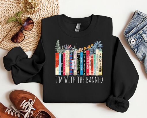 New Banned Shirt, Banned Books Shirt, Banned Books Sweatshirt