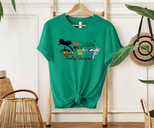 Disney 2024 Family Trip Tee shirt, Mickey Ears Disneyworld