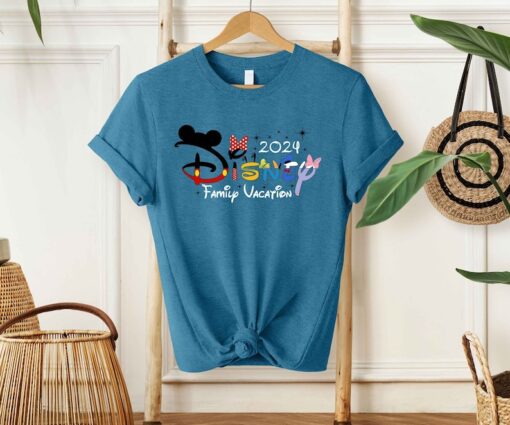 Disney 2024 Family Trip Tee shirt, Mickey Ears Disneyworld