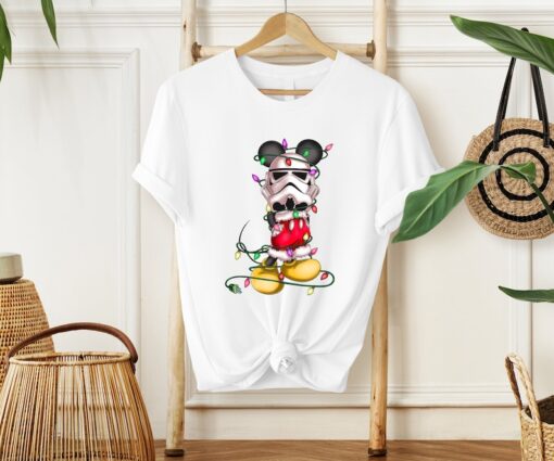 Mickey Mouse Stormtrooper Christmas Shirt, Disney Christmas Shirt