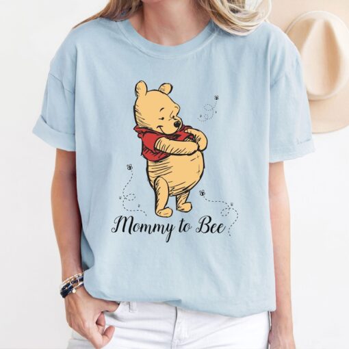 Comfort Colors® Winnie The Pooh Mommy To Bee Shirt, Pooh Bear Tee