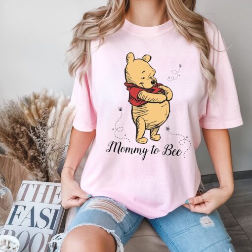 Comfort Colors® Winnie The Pooh Mommy To Bee Shirt, Pooh Bear Tee