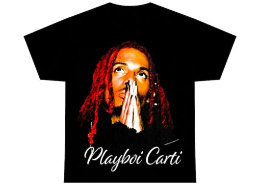 PLAYBOI CARTI T-SHIRT, Rap Tee Concert Merch Whole Lotta Red Die Lit