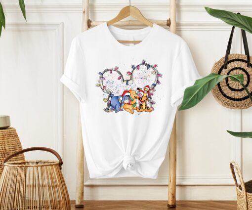 Disney Pooh & Friends Christmas Shirt, Pooh Christmas Shirt