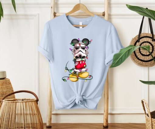 Mickey Mouse Stormtrooper Christmas Shirt, Disney Christmas Shirt