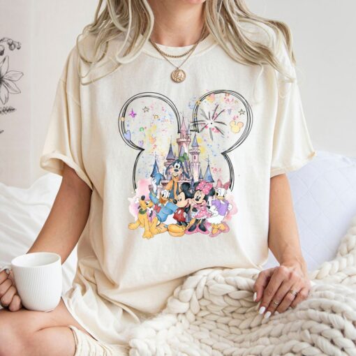 Comfort Colors® Mickey And Friend T-Shirt, Disney Castle Shirt