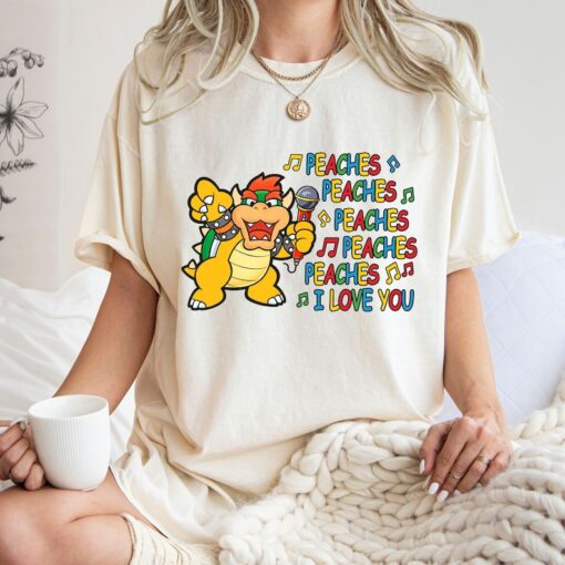 Comfort Colors® Peaches Peaches Song Shirt, Super Mario Shirt