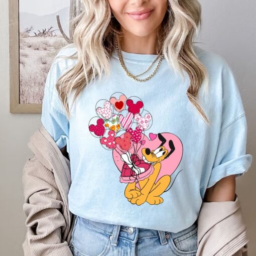 Comfort Colors® Disney Pluto Valentines Day Shirt