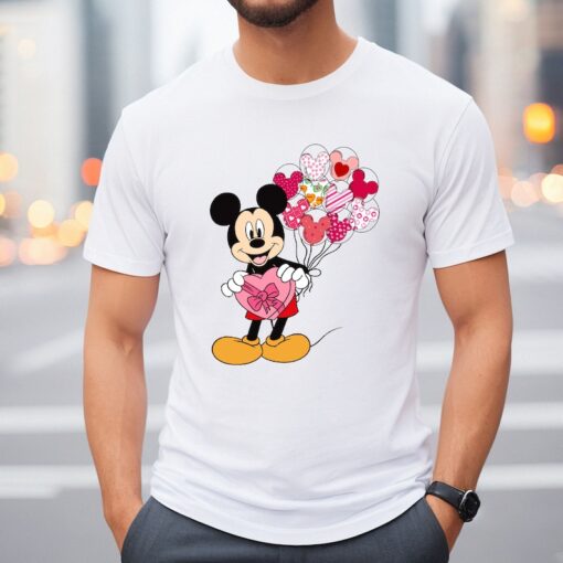 Comfort Colors® Mickey and Minnie Couple Valentines Day Shirt