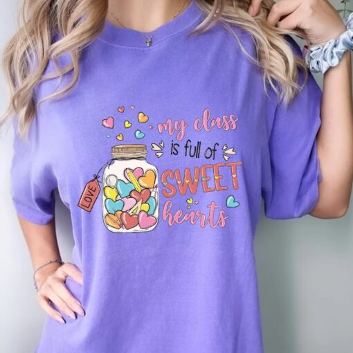 Comfort Colors® My Class İs Full Of Sweet Heart T-Shirt