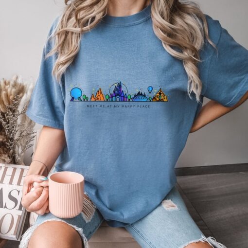 Comfort Colors® Meet Me At My Happy Place Shirt