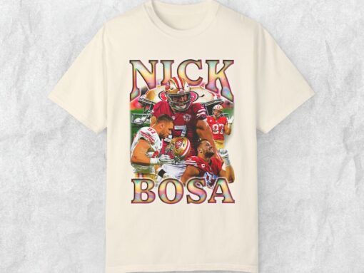 Nick Bosa Vintage 90s Style Unisex T-shirt